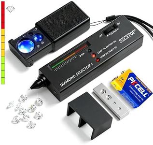 Jewelry Diamond Tester Pen Professional Tool with Magnifier & Battery