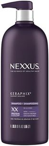 Nexxus Keraphix Shampoo With ProteinFusion for Damaged Hair Keratin Protein, Black Rice, Silicone-Free 33.8 oz