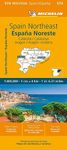 Michelin Spain Northeast Catalonia, Aragon, Andorra, Map