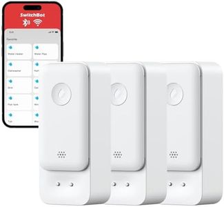 SwitchBot WiFi Water Sensor 3-Pack, Smart Water Leak Detector, 100dB Adjustable Alerts & App Alerts, IP67 Waterproof, Wireless Detector for Kitchen, Bathroom, Basement, No Hub Required (Support 2.4G)