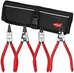 KNIPEX Tools - 4 Piece Circlip Set In Pouch Straight & 90 Degree (9K001952US)