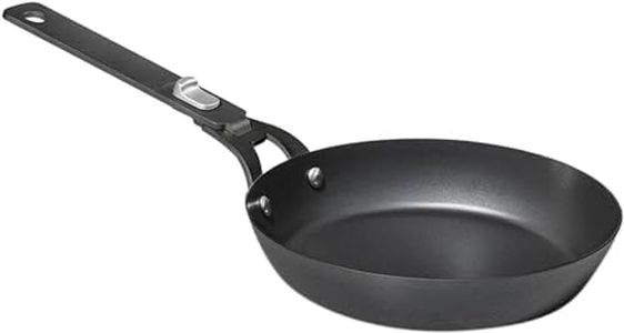 OXO Outdoor Carbon Steel Fry Pan Skillet with Removable Handle, 20 cm / 8 inch