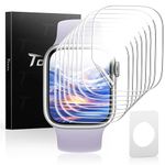 TOCOL 8 Pack Screen Protector for Apple Watch Series 10 42mm,[HD Clear] [Scratch Resistant] [Bubble Free] [Easy Installation] Ultra-thin TPU Flexible Soft Film 42mm,Clear