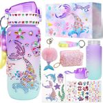 Decorate Your Own Water Bottle Kits, Girls Gem Diamond Painting Crafts Set Arts and Crafts Gifts for Girls Birthday