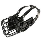 Dingo Gear S03047 Rubberised Metal Muzzle for Malinois Female Professional Comfortable Universal Product for Long Walks