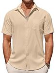 COOFANDY Men's Casual Button Down S