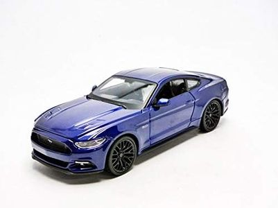 Maisto 2015 Ford Mustang Gt 5.0 1/24 Scale Diecast Model Car Blue