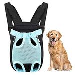 Pet Carrier Backpack, Adjustable Dog Front Carriers Dog Slings for Safety Travel, Easy Fit for Hiking Camping Travelling for Small Medium Large Dogs Puppies