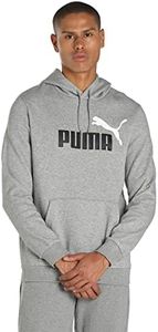 PUMA Men's Ess+ 2 Col Big Logo Hoodie Fl Sweat
