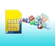 USA/Canada Prepaid Data Roaming SIM Card 30 Days Unlimited Data (4GB at 4G/LTE high Speed, Unlimited 128kbps Afterwards) Data Only,No Phone Service (Data tethering Allowed)