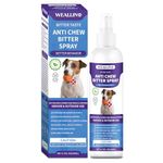 WEALLIN Bitter Dog Spray, 200ml Bitter Apple Dog Spray, Anti Chew Spray for Dogs Behavior Training Aid, Dog Repellent Spray Stops Chewing Biting & Licking, Protects Furniture for Indoor & Outdoor Use