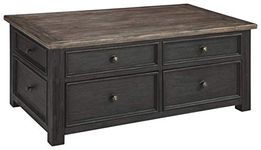 Signature Design by Ashley - Tyler Creek Coffee Table with Lift Top, Grayish Brown/Black