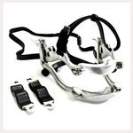 Equine Dental Speculum Horse Mouth Gag Stainless Steel McPherson Leather Straps