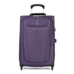 Travelpro Maxlite 5-Softside Lightweight Expandable Upright Luggage, Imperial Purple, Carry-on 22-Inch, Maxlite 5 Softside Lightweight Expandable Upright Luggage