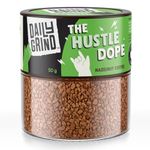 DAILYGRIND Hazelnut Instant Coffee - 50g Jar | The Hustle Dope | Instant Flavored Hazelnut Coffee Powder Made with 100% Arabica Beans for Both Hot and Cold Coffee, Strong Freeze-Dried coffee| 25 Cups