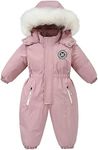 Srkrando Toddler Girl Snowsuit Baby Winter Clothes Kids Snow Suits 2T 3T Jacket Outfits