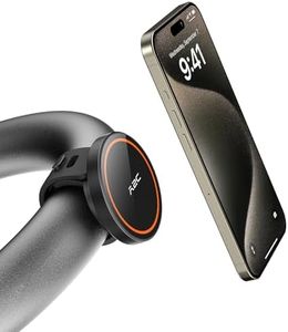 A2C Gym Fitness Phone Mount for MagSafe - 17 N52 Strong Magnets Stable and Secure Phone Mount with Adjustable Strap, Compatible with Gym Equipment, Stroller, Shopping Cart, Exercise Bikes