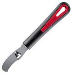 Westmark Westmark Stainless Steel Orange Peeler With Channel Knife - For Peeling Citrus Fruit, Red/Black, , Red/Black