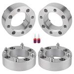 FLYCLE 4 Pcs 4x137 to 4x137 ATV Wheel Spacers，2" 4x137 wheel spacer 110mm 10x1.25 Studs for CAN-AM Bombardier Outlander Commander Kawasaki Mule