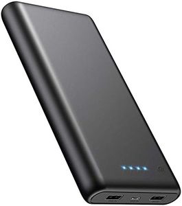 Portable Charger Power Bank 26800mAh Upgraded Ultra-High Capacity External Battery Packs with 4 LED Indicator 2 Output Ports Battery Backup Cell Phone Charger for USB-powered Smartphone Android Device