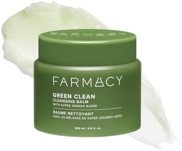 Farmacy Makeup Remover Cleansing Balm - Green Clean Waterproof Makeup Remover + Oil Based Cleanser - Newly Formulated Double Cleanser with Plant Based Waxes + Upcycled Moringa (200ml)