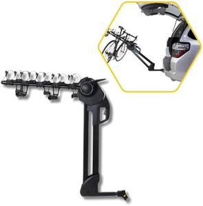 Saris Glide EX Bike Hitch Bike Rack - One-Hand Trigger Release, Easy Hatch Access, Lightweight & Durable, Integrated Security, Smooth Glide Action, Black (5-Bike)