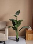 Home Bloom Artificial Bird of Paradise Plant Fake Plants Tall, Tall Plants for Living Room Decor, Artificial Plants Indoor - Faux Plants Indoor Tall AKE Plants Indoor, Banana Tree Plant (5 FEET)