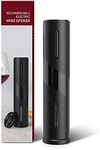 IraXpro Electric Wine Opener,Automatic Wine Bottle Opener,Electric Wine Opener Cordless,Battery Operated Wine Opener with Foil Cutter,One-Click Button Automatic Wine Corkscrew,Gift for Wine Lovers