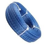 Grass trimmer Line 2MM Heavy Duty Universal Strimmer Wire Strimmers Line 50M Trimmer Wire Weed Cutter Cord Eater Strings Wires Cords(2.0MM x 50M, Blue)