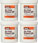 Zinc Oxide 20 % Skin Protectant Ointment for Diaper Rash, Chaffed Skin 1 Lb. Jar Multi Pack