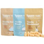 Happy Wax Scented Natural Soy Wax Melts – Scented Wax Melts Infused with Essential Oils, Non Toxic Wax Bears for Wax Warmers and melters (Vanilla Lovers)