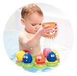 TOMY Toomies Octopals Number Sorting Baby Bath Toy | Educational Water Toys For Toddlers | Suitable For 1, 2 and 3 Years Old Boys and Girls, Multicolor