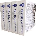 United Filter 16x20x4 MERV 11 Furnace Air Filters (Case of 4) - HVAC Filters Captures Airborne Dust, Pollen, Mould Spores & Smoke - Air Filters Made in Canada