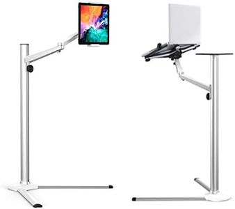 ThingyClub® Universal Aluminium Laptop Tablet Multi Function Floor Stand Tilt Swivel Single Arm Support Holder €7986€79.86