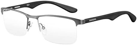 Carrera Men's 6623 Rectangular Prescription Eyewear Frames, Dark Ruthenium Black, 54mm, 19mm