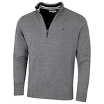 Calvin Klein Golf Mens Cotton Sweater - Grey Marl Sport - XL