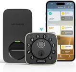 ULTRALOQ Bolt Fingerprint Smart Lock,Works with Apple HomeKit, Built-in WiFi Keyless Entry Door Lock, Voice Control with Siri, Alexa, Google, Smart WiFi Deadbolt, Support Apple Home Automation