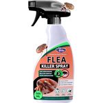 Aviro Flea Spray for The Home - Fast Acting Professional Home Flea Treatment for House. Safe and Non Toxic Household Flea Spray for Immediate Control Against Fleas. 500ml Flea Killer Spray