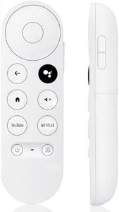 New Voice Remote Control for Google Chromecast TV 4K (Snow), Replacement Remote for Google Chromecast 4k Snow HD TV G9N9N GA01409-US GA01919-US GA01920-US GA01923-USGA01409-US