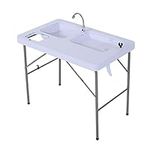 Outsunny Folding Camping Table with