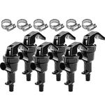 Picnic Tap Keg Party Tap - LUCKEG Brand Homebrew Cornelius Keg Ball Lock Line Dispenser Beer Keg Spigot with free Hose Clamp (PACK of 6)