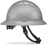 Acerpal Full Brim Vented Ice Cube Platinum Carbon Fiber Design Gloss Finish OSHA Hard Hat with 6-Point Suspension