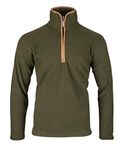 JACK PYKE Countryman Long Sleeve Thermal Fleece Pullover Dark Olive Large