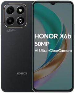 HONOR X6b 4G Smartphone 4Go 128Go, 6.56" 90Hz TFTLCD, 5200mAh Batterie, 50MP Appareil Photo Principal, Android 14, Dual Sim, NFC, Noir