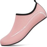 sportvibe Water Shoes Beach Shoes Womens Mens Aqua Shoes Quick Drying Barefoot for Swimming Running Surfing Kayaking Beach Yoga (Pink,6.5 UK)