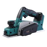 KATSU FIT-BAT Cordless Planer 21V/18V, Electric Hand Planer with 82mm Width and 2mm Depth, 15000rpm, Extra Blades Included, Without Battery or Charger 102781