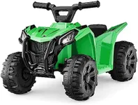 Best Choice Products 6V Kids Ride On Toy, 4-Wheeler Quad ATV Play Car w/ 1.8MPH Max Speed, Treaded Tires, Rubber Handles, Push-Button Accelerator - Green