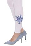 Plus Size Bottom Printed Ankle Length Leggings for Women