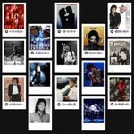 Michael Jackson Poster | Michael Jackson Songs Mini Poster Kit (Set of 15) | MJ's Smooth Criminal, Beat it, Xscape and more (8 x 6 cm) Posters for Phone Accessories, Bedroom, Office, room decoration for wall