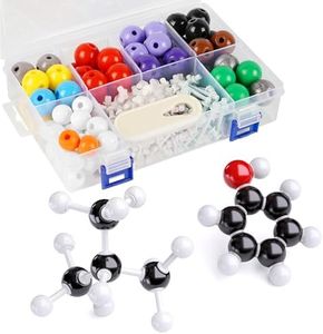 YCHOULEK Molecular Model Kit, 240 Pcs Organic Molecular Chemistry Set, Atom Element Model Kit for Lessons in Chemistry, Molecular Structures Building kit, Ochem Science Gift for Teachers and Students